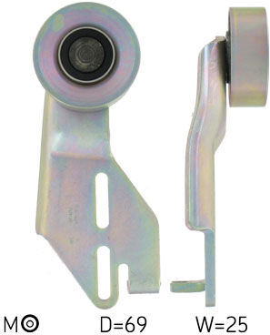 Skf Riemenspanner, Keilrippenriemen Vkm 33009 Für Peugeot Rover
