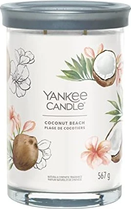 YANKEE CANDLE Signature Glas 2 Dochte Coconut Beach 567 g