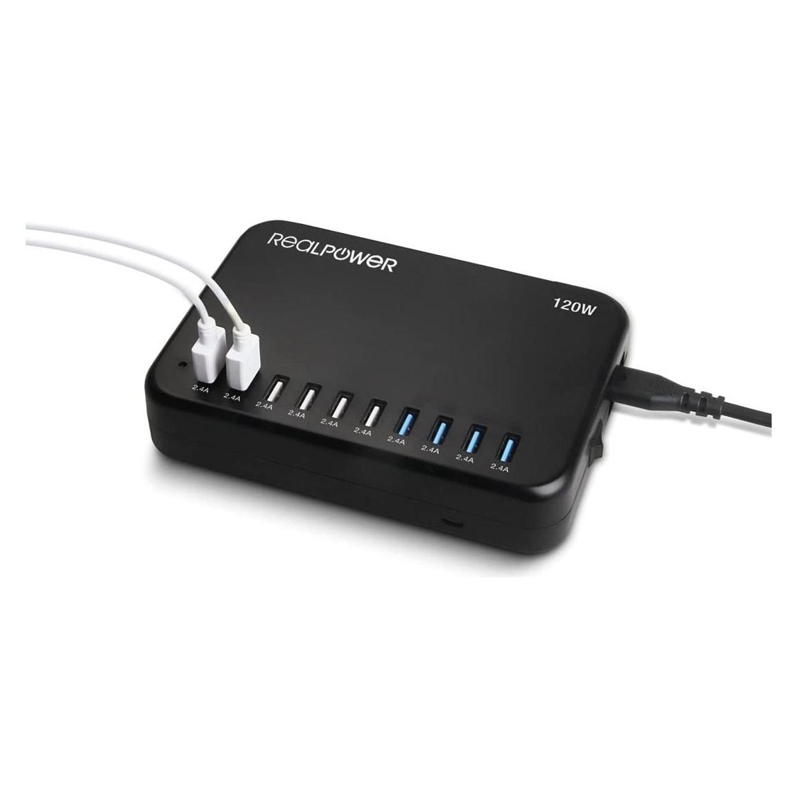 RealPower Power Station (120 W, 10 Ports) (321132)
