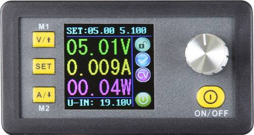 Joy-it JT-DPS5005 Labornetzgerät, einstellbar 0 - 50 0 - 5A 250W Schraubklemme fernsteuerbar, programmierbar, schmale Bauform