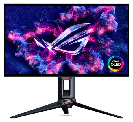ASUS ROG Swift OLED PG27UCWM, 67,3 cm (26.5"), 3840 x 2160 Pixel, 4K Ultra HD, QD-OLED, 0,03 ms, Schwarz