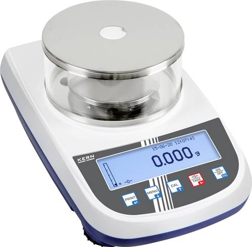 Kern PLS 420-3F Präzisionswaage Wägebereich (max.) 420g Ablesbarkeit 0.001g über Steckernetzteil Silber