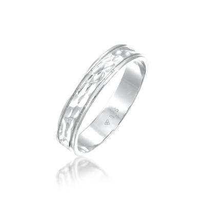 Partnerring ELLI PREMIUM "Trauring Ehering Freundschaft Kunstvoll 925 Sterling Silber" Gr. 54, silber, Fingerringe, Damen, 54mm, Silber 925 (Sterlingsilber)