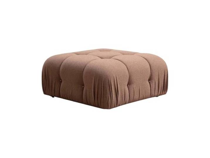 Produce Shop Fußhocker aus Stoff 95x95cm Bubble PT - Braun