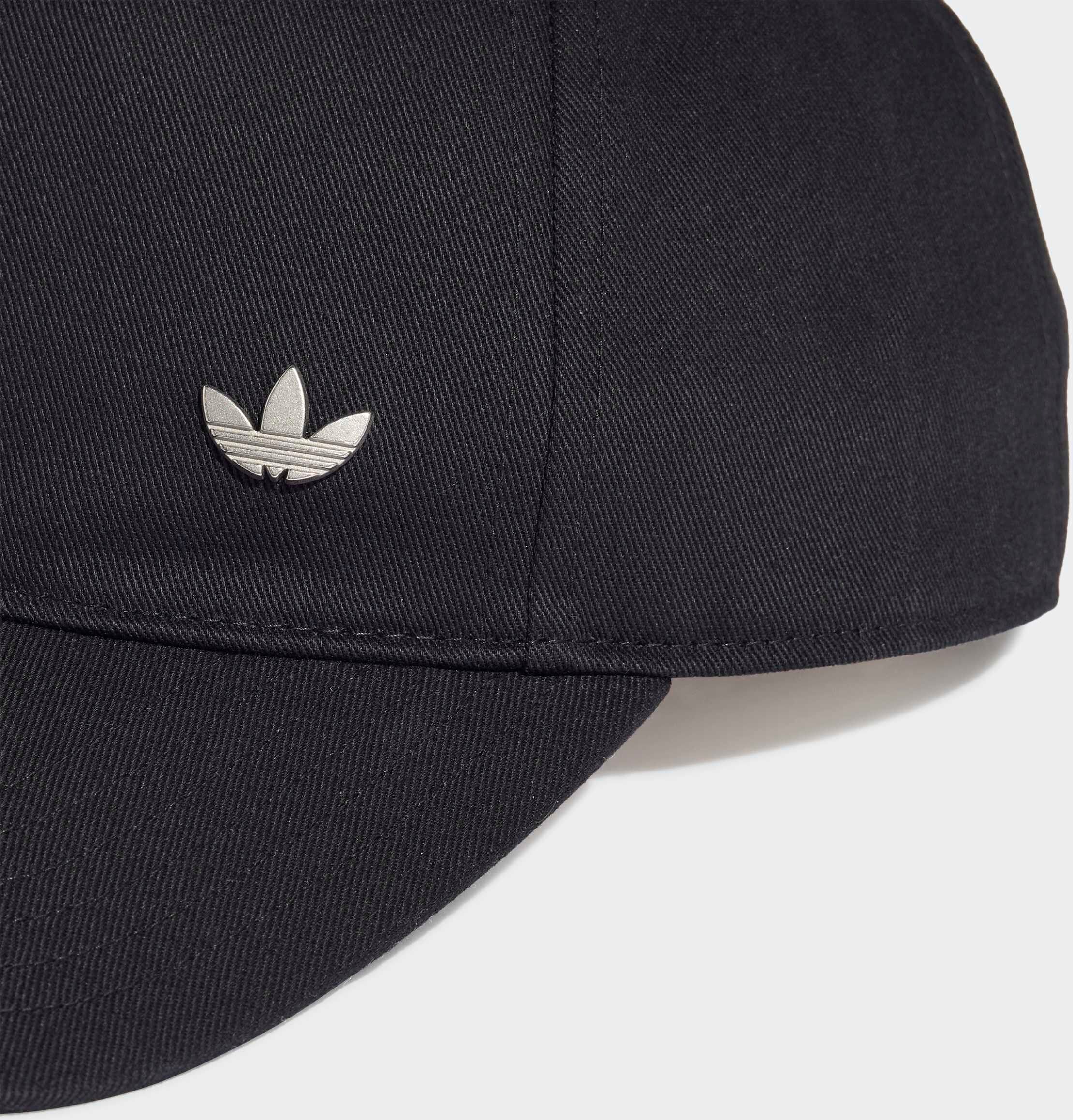 Baseball Cap ADIDAS ORIGINALS "EVERYDAY TONAL METAL TREFOIL ICONS", Damen, schwarz, weiß, Obermaterial: 100% Baumwolle, Caps Baseball Cap, für Erwachsene konzipiert