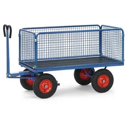 Handpritschenwagen 6433L, Luftreifen, Tragkraft 700kg - blau