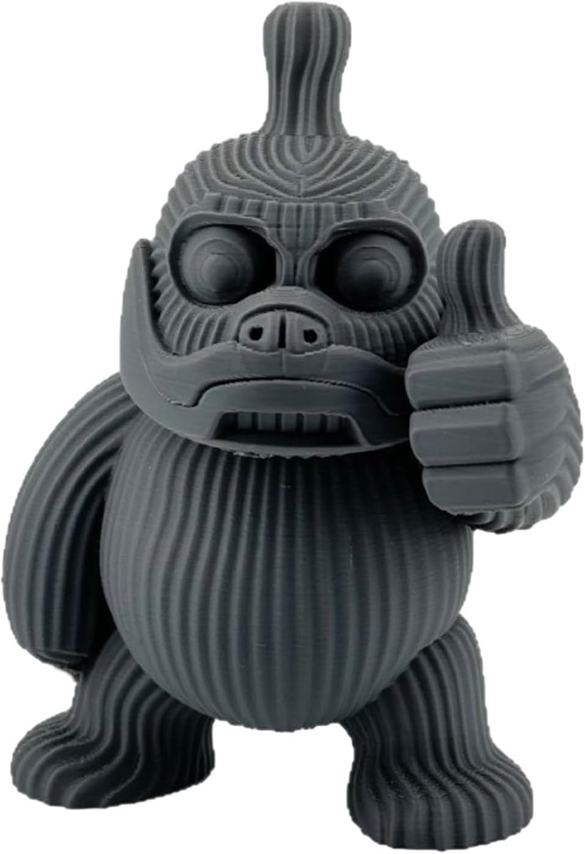 Gorilla Beeldje Cartoon Aap Bureau Decoratie Zwart Lengte: 122 cm