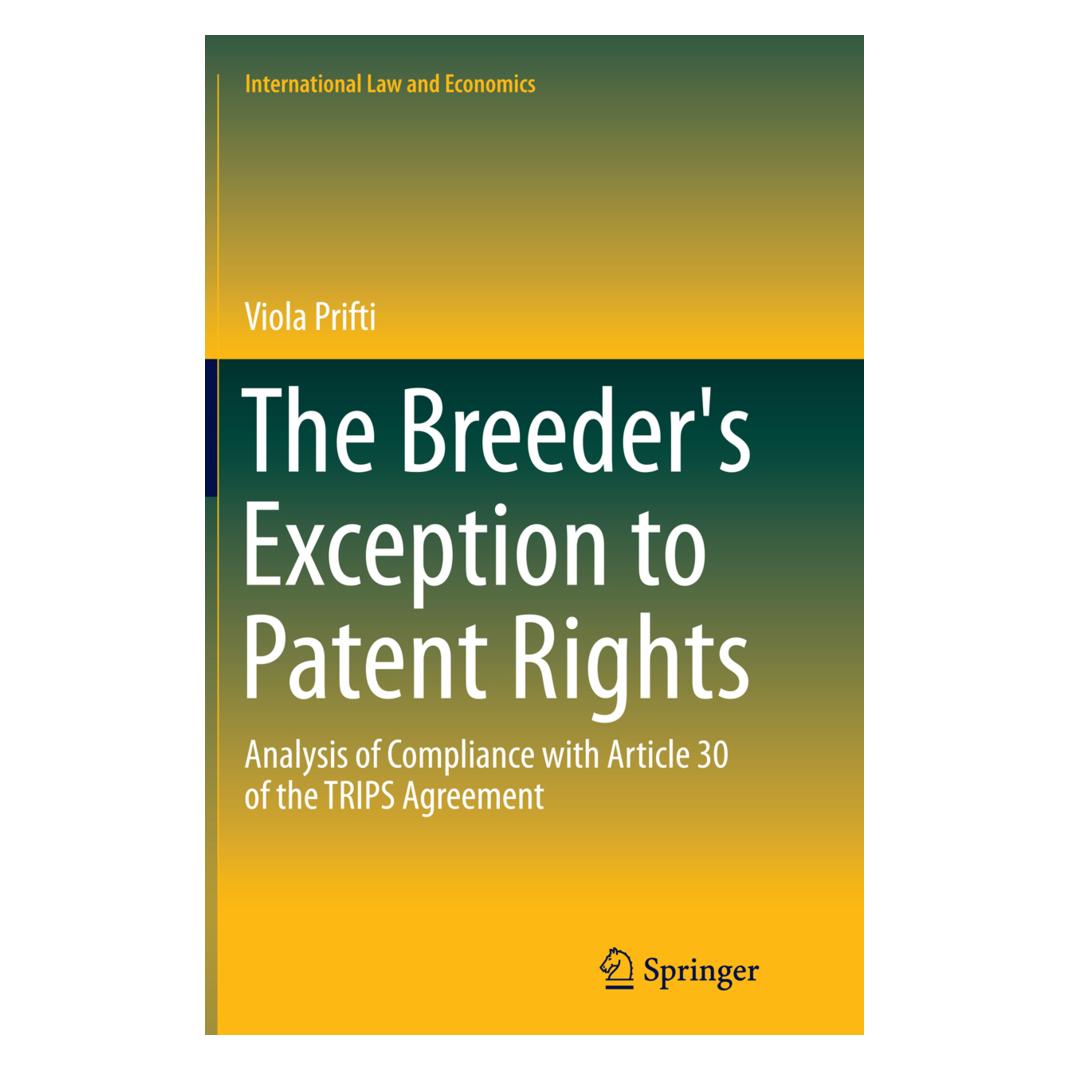 Springer The Breeder's Exception to Patent Rights (Englisch, Softcover, Viola Prifti) (55849546)