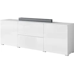 TV-LOWBOARD Vera 180 mit weißer LED Beleuchtung