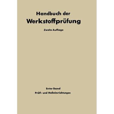 Prüf- und Meßeinrichtungen, Taschenbuch von , Springer Berlin, 978-3-662-11981-5