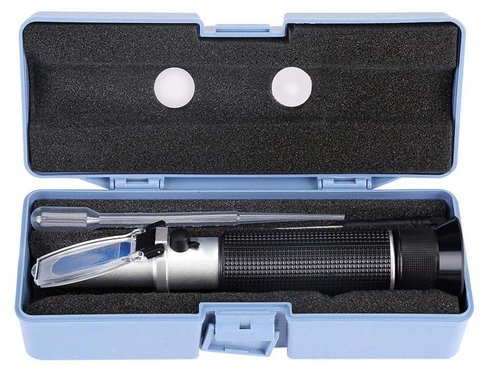 Alcohol refractometer 0-80% met automatische temperatuurcompensatie