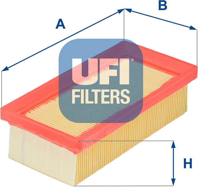 Ufi Luftfilter 3089400 Filtereinsatz 49mm Für Gilera Ford Fiat Citroën