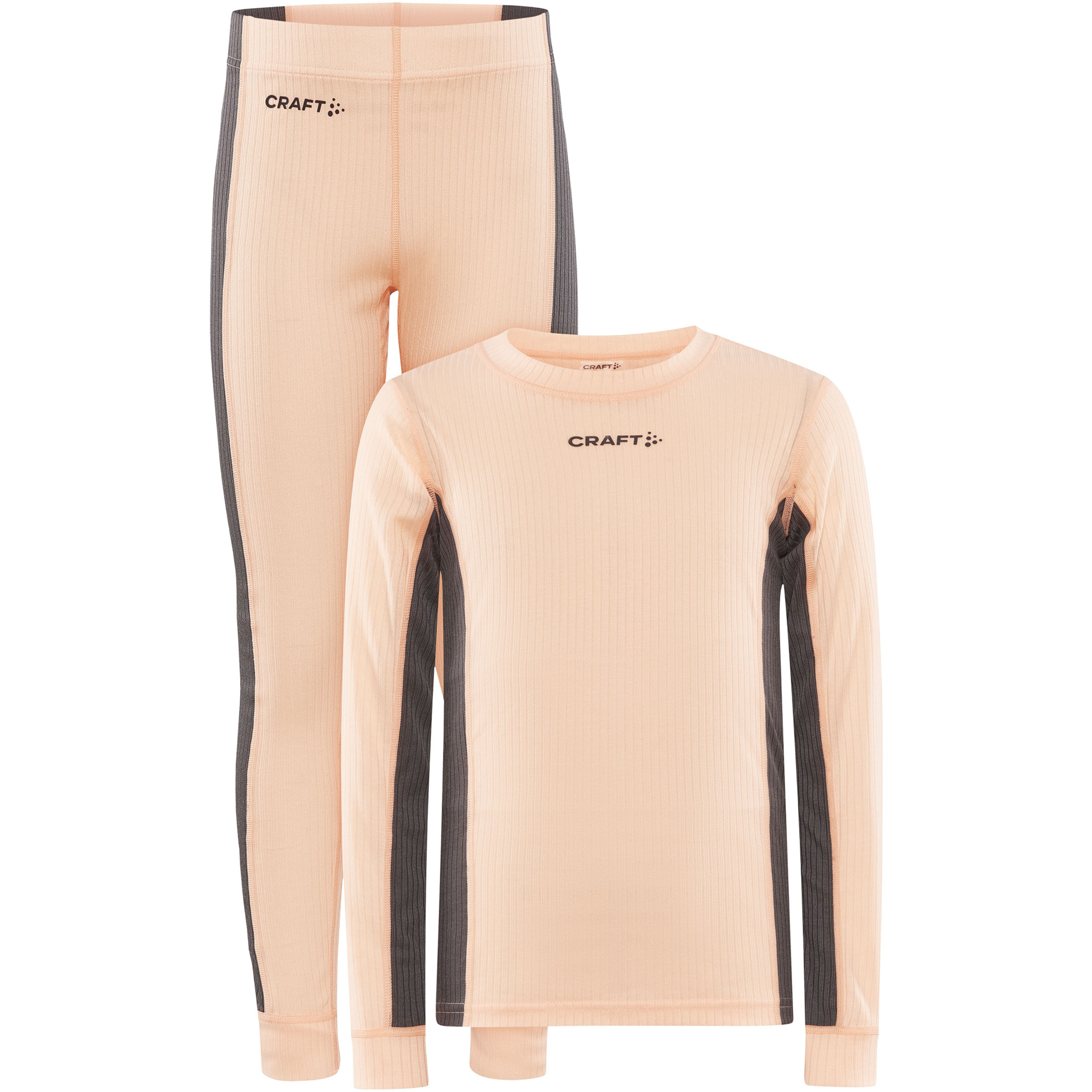 Craft Core Dry Baselayer Set Kinder Unterwäsche Sets beige Größe 122 Atmungsaktiv