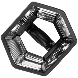 Resto GRATER WITH CONTAINER 6 SIDES/95413, Küchenreibe, Schwarz