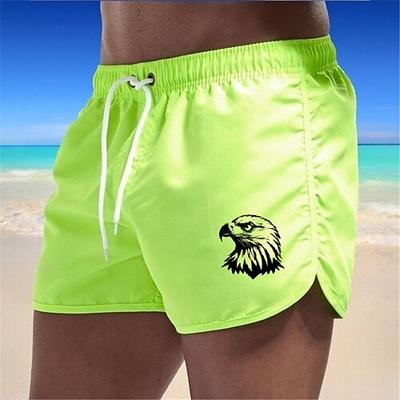Herren Badeshorts Badehose Bedruckt Kordelzug Schnelltrocknend Boardshorts Badeanzug Surfen Strand Wassersport Sommer