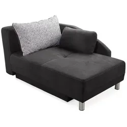 Recamiere mit Funktion Roy Mikrofaser Grau