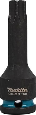 makita Impact Black 1/2" Torx Steckschlüsseleinsatz Größe: T60 Länge: 78,0 mm
