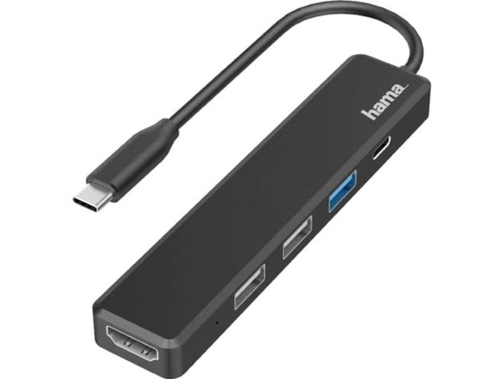 Hama 00200117 USB-C dockingstation Geschikt voor merk (dockingstation): Universeel Incl. laadfunctie, USB-C Power Deliv