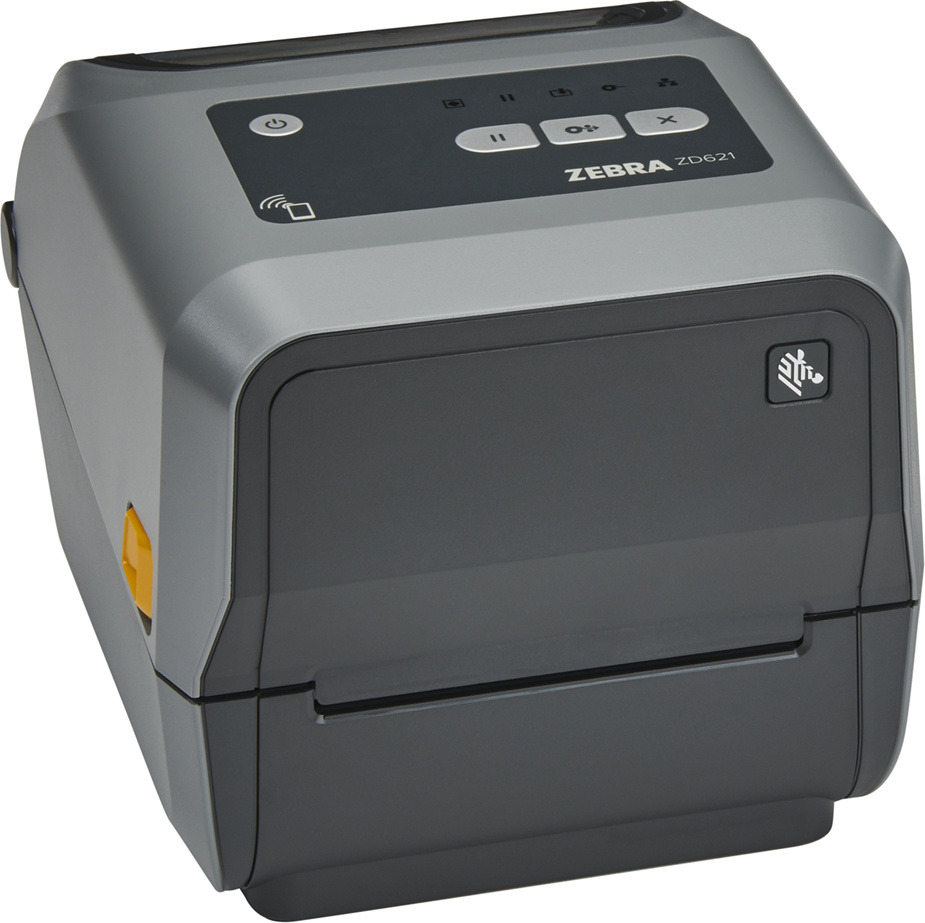 Zebra ZD621t TT Etikettendrucker 300dpi Cutter USB RS232 BT Ethernet grau