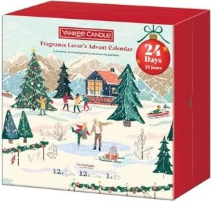 YANKEE CANDLE Adventskalender 2025 Buch 12× 9,8 g, 12× 37 g