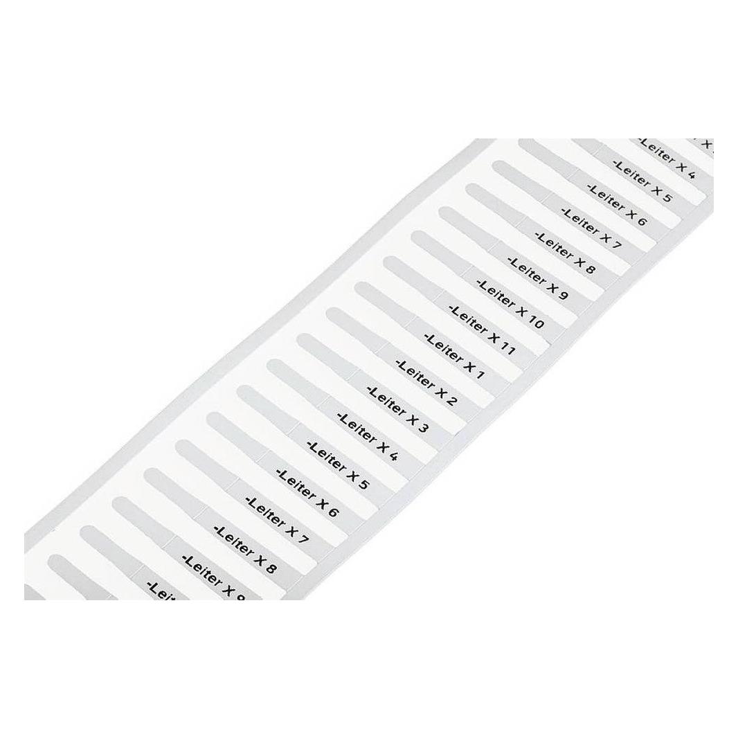 Wago Leitermarkierer 23x4mm 2500stk/Rolle 211-821 Ausführung Etikett, Werkstoff Kunststoff, Länge 23mm, B (211-821)