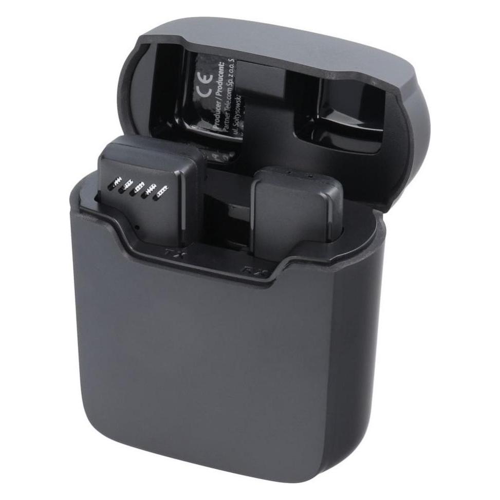 OEM Smart device Wireless lavalier microphone Type C with charging case S11 black (45991585)