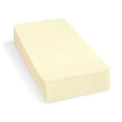 VEPATIM 250 Servietten 33 x 33 cm 1/8 -Kopffalz 2-lagig champagner