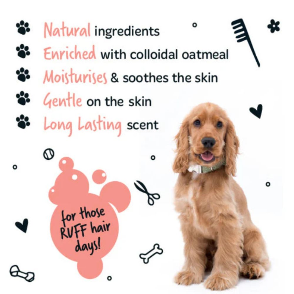 Bugalugs Luxury 2 in 1 Dog Shampoo and Conditioner with Papaya and Coconut 250mL