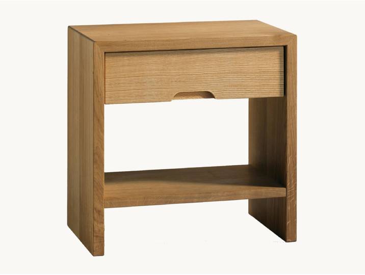 Nachttisch Corvina - H50xB50xT33 cm - unbehandelt - Buche