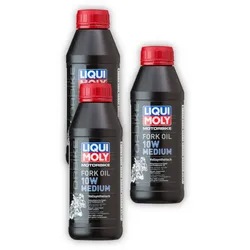 3x Gabelöl LIQUI MOLY 1506 SAE 10W Medium Stoßdämpferöl Öl Motorbike Motorrad 500ml
