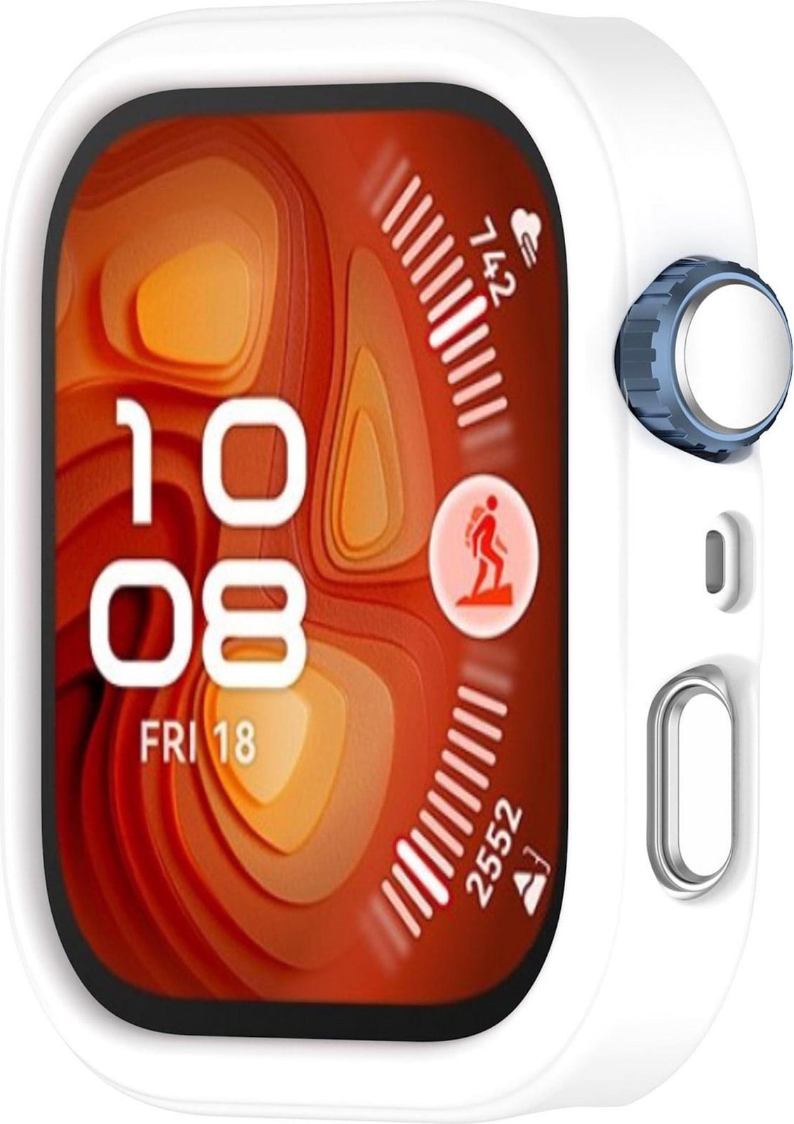 Siliconen beschermhoes voor Huawei Watch Fit 4/4 Pro, wit