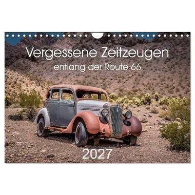 Vergessene Zeitzeugen entlang der Route 66 (Wandkalender 2027 DIN A4 quer), CALVENDO Monatskalender