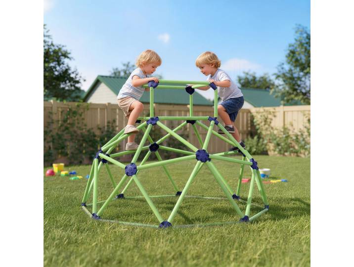 AIYAPLAY Dôme d'Escalade Enfant 183cm Int/Ext Vert 90kg