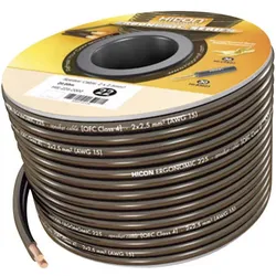 Hicon HIE-225-3000 (30 m, 2.50 mm2), Lautsprecherkabel, Schwarz