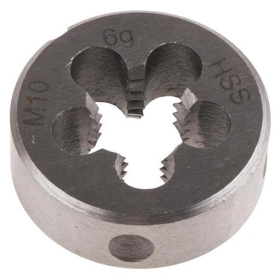 RS PRO Schneideisen HSS M10 25x9mm (6680734)