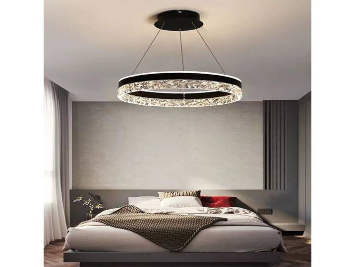 SUNMEIYI plafonniers modernes Design minimaliste lampes suspendues Luxe anneau lustre lampe à LED pour chambre salon décor à la maison