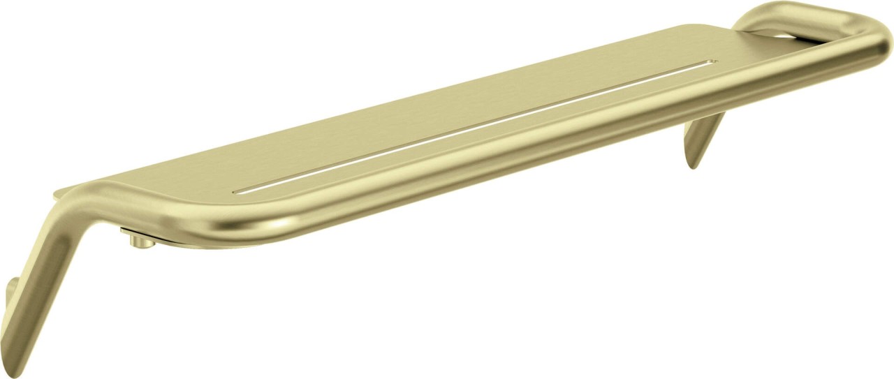 Neuesbad Serie 600 Wand Regal, Gold gebürstet NB1DEADIR5111