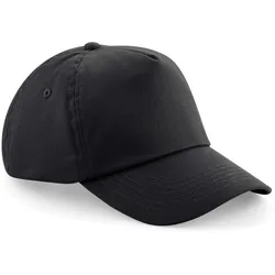 Beechfield Kinder 5-Panel Kappe 'Original' Klassische Cap B10B black one size
