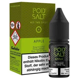 Apple 10ml NicSalt Liquid by Pod Salt 20mg