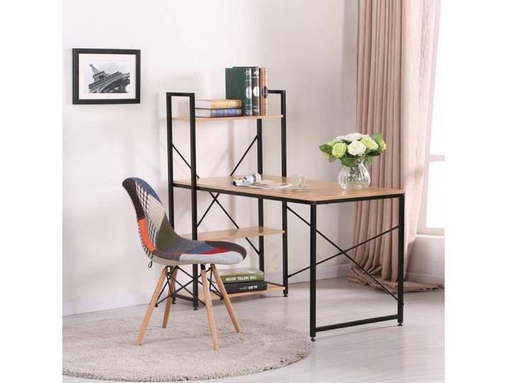 Bureau en bois métal noir - Erevan - DESIGNETSAMAISON