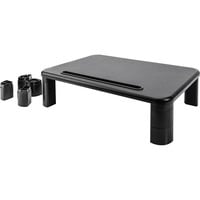 Ergonomische Monitorerhöhung, Monitorhalterung schwarz