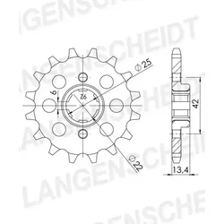 Supersprox Ritzel 525 16Z