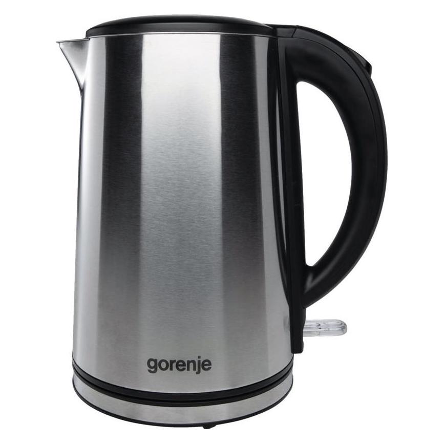 Gorenje K15DWS Kettle, Electric, Capacity 1.5 L, Power 2200 W, Stainless Steel (1.50 l) (K15DWS)