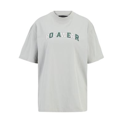 Jumpsuit ROCAWEAR "Rocawear Damen Rocawear School T-Shirt", Damen, Gr. S, US-Größen, grau, 100% Baumwolle, Rundhals, Overalls Jumpsuit