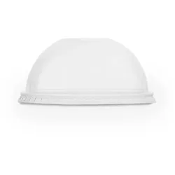 Vegware Kompostierbare gewölbte Deckel für Kaltgetränkebecher 34cl und 45,5cl