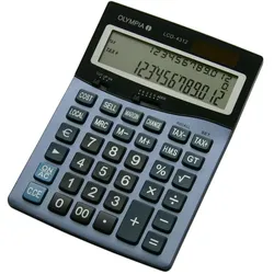 Olympia LCD 4312 Taschenrechner Desktop Einfacher Taschenrechner
