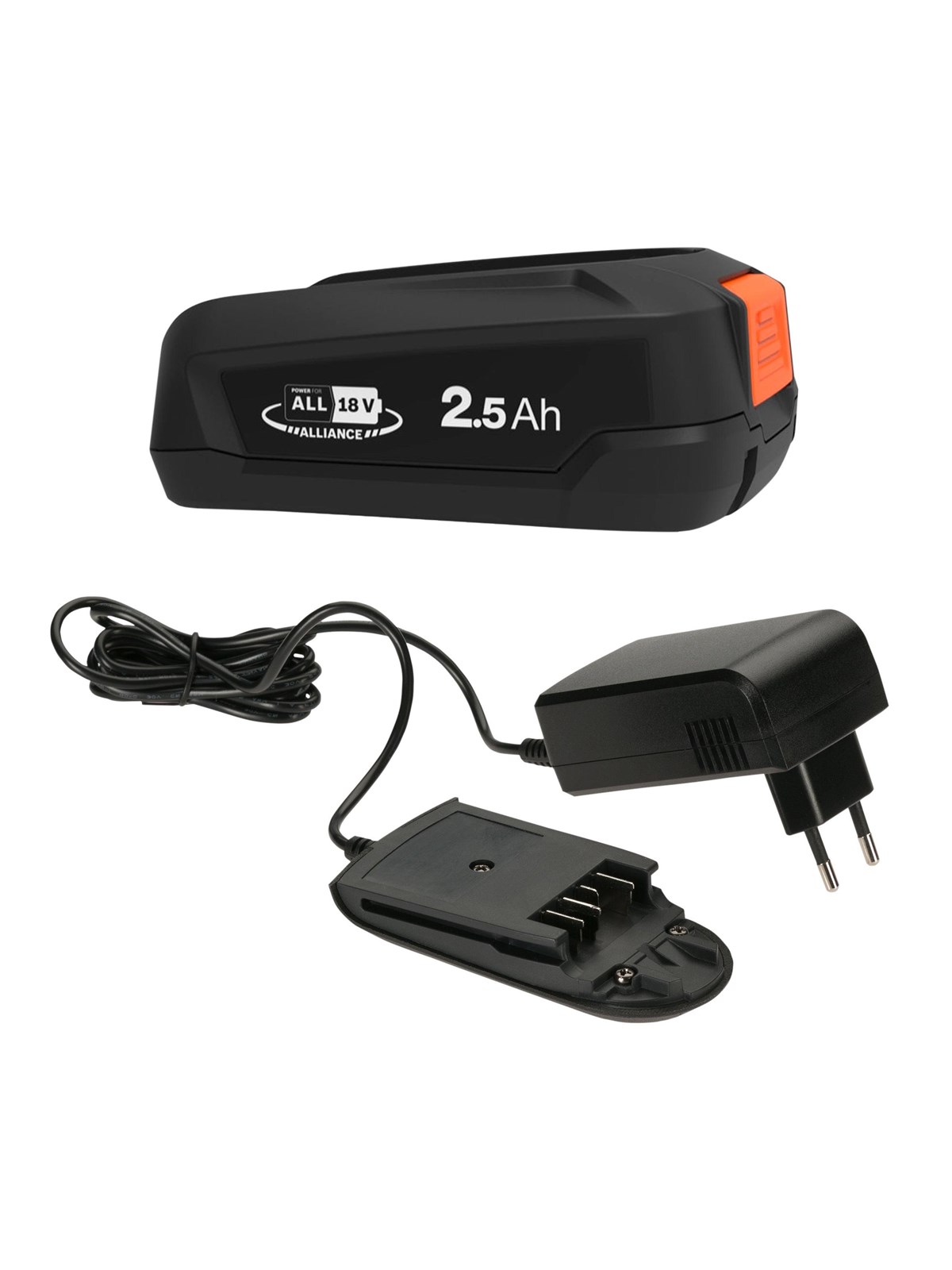 Gardena Starter-Kit P4A 1 x System Akku PBA 18V/45 2,5 Ah + Schnell-Ladegerät AL 18V-20