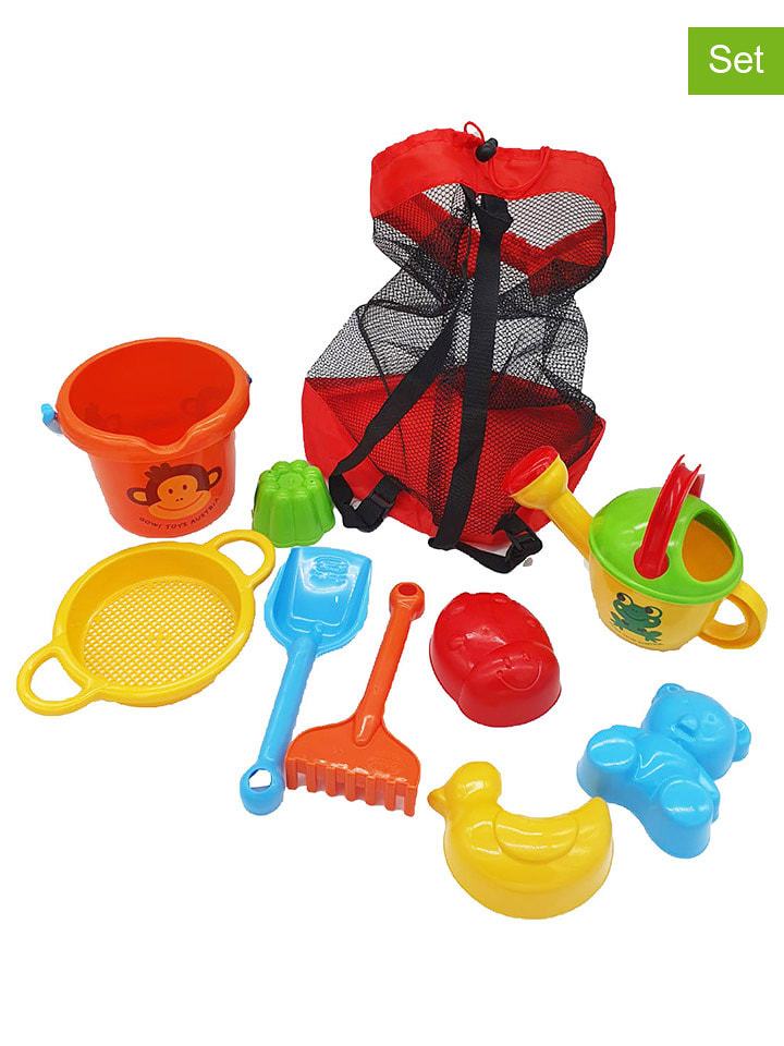 GOWI 10tlg. Strandtaschen-Set in Bunt - ab 3 Jahren - onesize