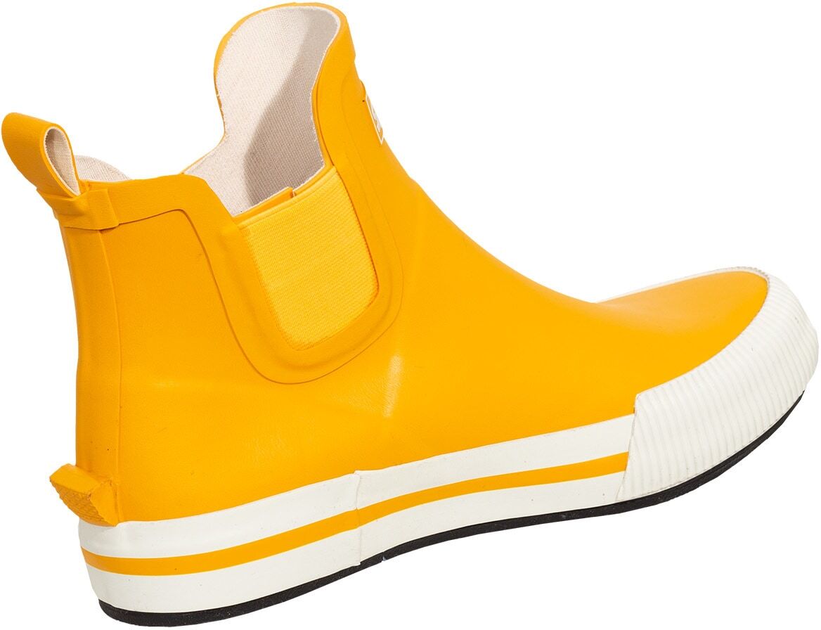 Stiefel BOCKSTIEGEL "Momo", Damen, Gr. 38, gelb (gelb, weiß), Obermaterial: 100% Gummi rubber., Schuhe Stiefel