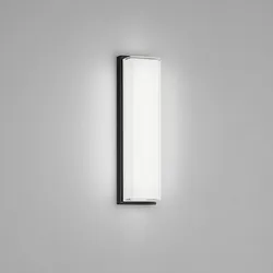 Helestra COSI LED Glas Wandleuchte & Spiegelleuchte in mattschwarz 31cm